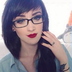Long Locks and Choppy Side Swept Bangs