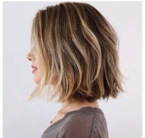 Chin-Length Bob with Beachy Texture