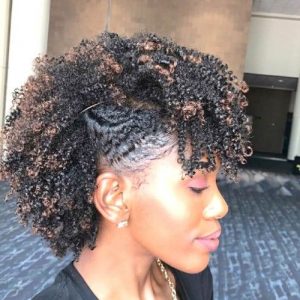 The Curly Faux Hawk