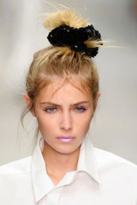 Messy Bun with Scrunchie