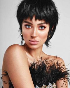 Short Shaggy Cut
