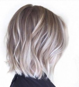 rooty ashy blonde