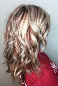 red and blonde shades