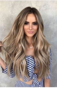 medium dirty blonde hair
