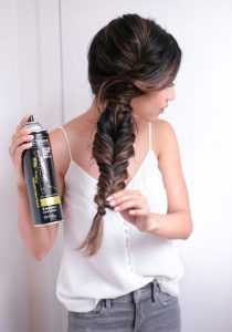 big side braid pony
