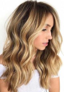 dark undertone with golden blonde