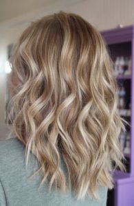medium blonde hair with ash tone