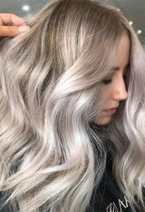pearl blonde hair