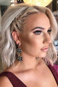 short side braids