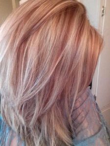 blonde with strawberry