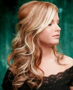 blonde front piece lights