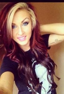 blonde bang pieces