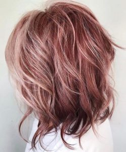blonde front minimal back