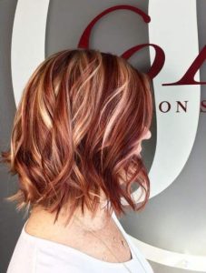 dark red bright blondes