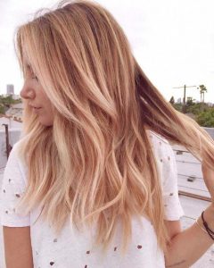 blonde tipped with redish