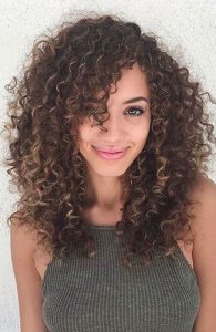 round side curly