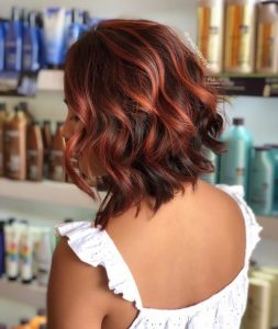 red highlight brown