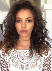 curly hair fluff