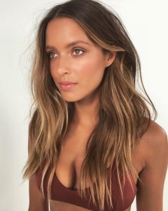 bronzey caramel hair