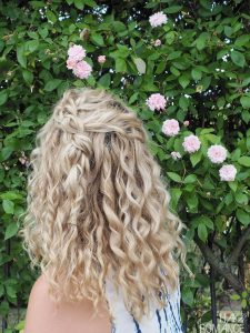 side braid ponytail