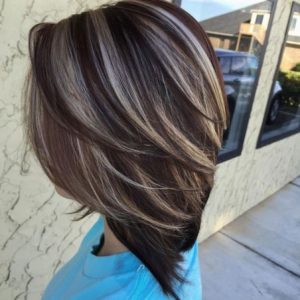 grey ash highlighted brown