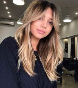 ombre curtain bronde