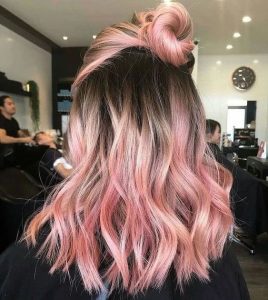 light pink ombre