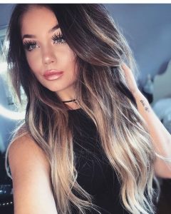 dark to light ombre