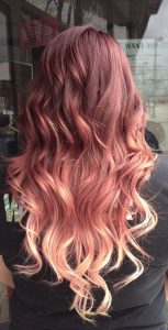 ombre pink gradient