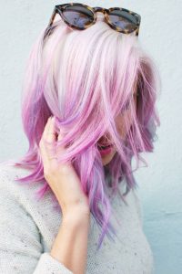unicorn tone pink ombre