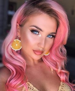 mermaid pink ombre
