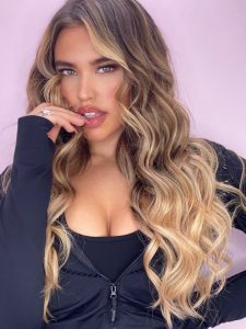 long curl ombre