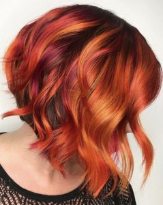 unique red orange