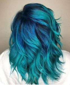 unique bright turquoise