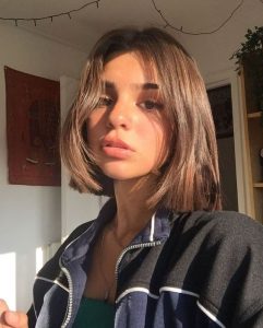 chin length simple