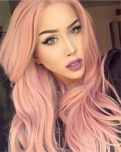 unique pastel pink