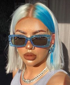unique piece blue