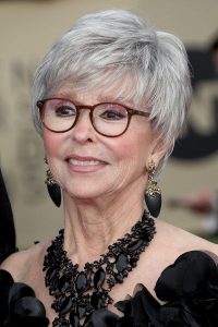 mature layering pixie cut