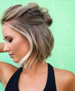 twisted back chin length