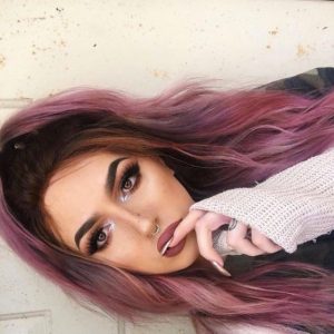 unique mauve hair