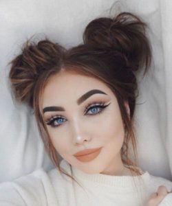 tiktok space bun