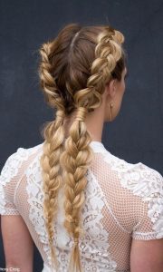 wrapped braids bday