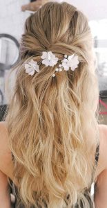 white flower accessory