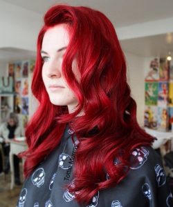 old hollywood red ruby