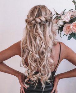 twisted curly hair bday