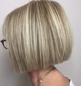 over 60 blunt bob