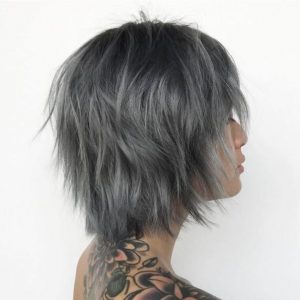 grey short shag