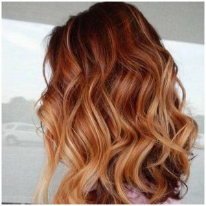 contrasted strawberry brown