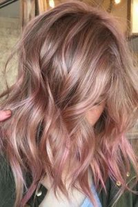 rose gold ribbon lights