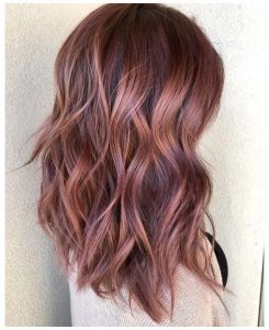 burgundy strawberry brown